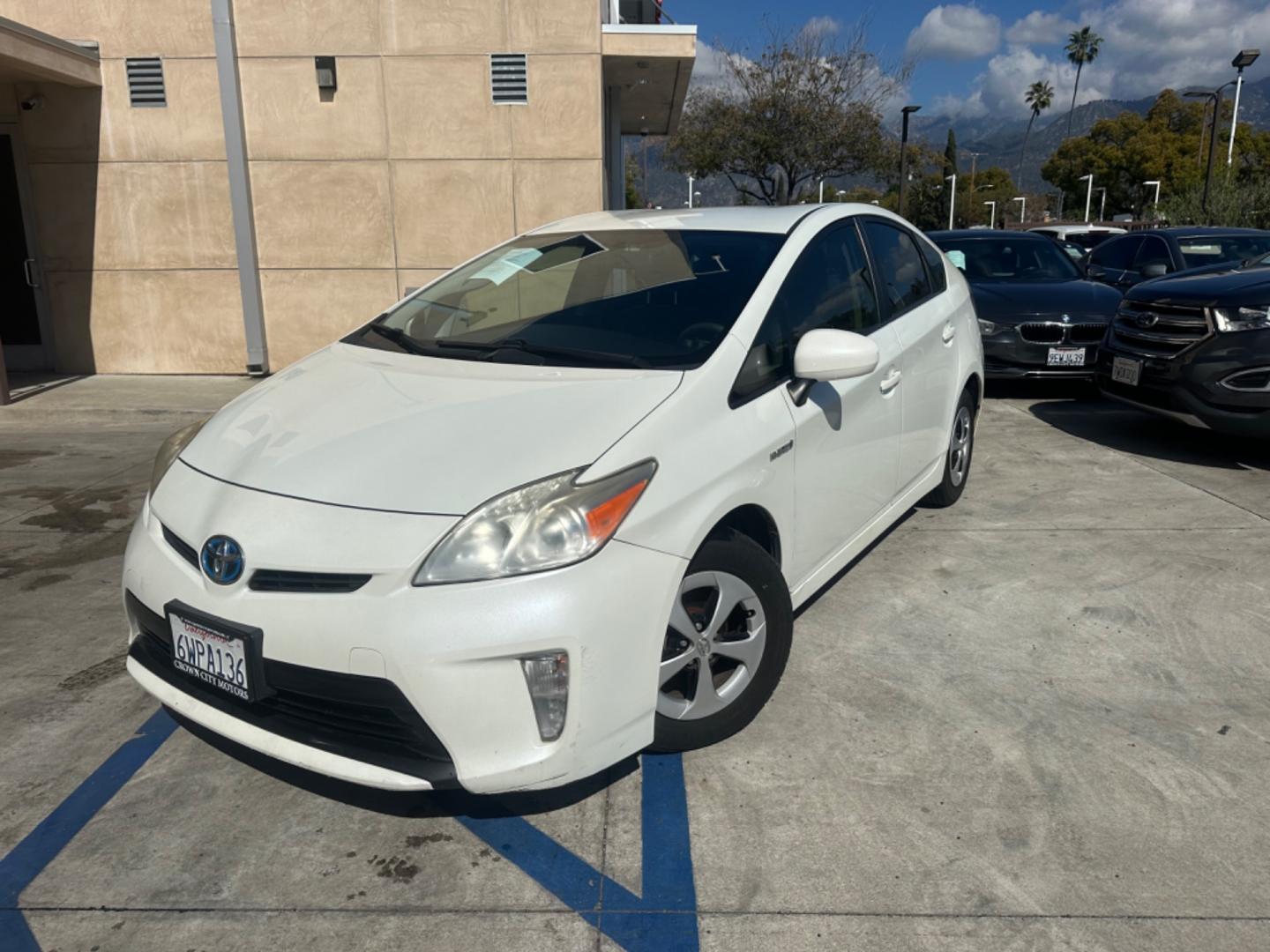 2012 WHITE Toyota Prius Cloth (JTDKN3DU3C1) with an 4 Cylinder engine, AUTOMATIC transmission, located at 30 S. Berkeley Avenue, Pasadena, CA, 91107, (626) 248-7567, 34.145447, -118.109398 - Crown City Motors is a used “Buy Here Pay Here” car dealer in Pasadena CA. “Buy Here Pay Here” financing, means that when you purchase your vehicle from our dealership, that you make the payments to the dealership as well. We do not need the banks approval to get you approved for a used auto - Photo#0